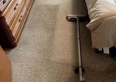 Bedroom Carpet Cleaning with Steam
